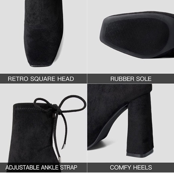 NWT Black Pair of Boots💐 - Picture 5 of 6